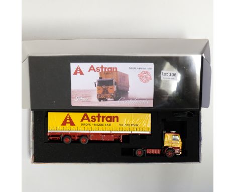 Manufacturer - Tekno | Description - Scania 142 Classic Tilt Trailer - Astran | Stock Code - 68869 | Model Condition - 5/5 | 