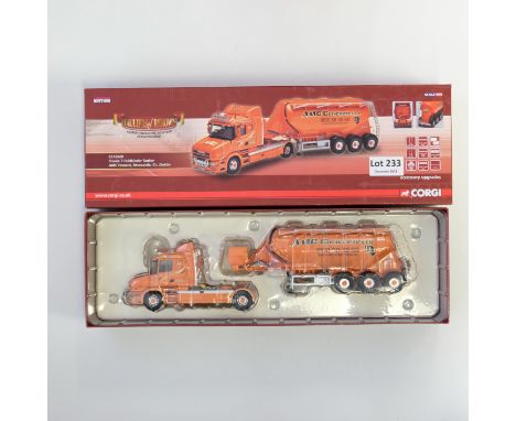 Manufacturer - Corgi | Description - Scania T Feldbinder Tanker - AMC Cement | Stock Code - CC12828 | Model Condition - 5/5 |