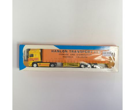 Manufacturer - Tekno | Description - DAF XF Curtainside Trailer - Hanlon Transport LTD | Stock Code - N/A | Model Condition -