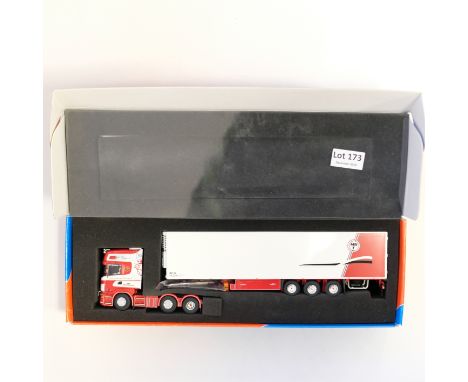 Manufacturer - Tekno | Description - Scania R Topline with reefer semitrailer - McGeown | Stock Code - 59445 | Model Conditio