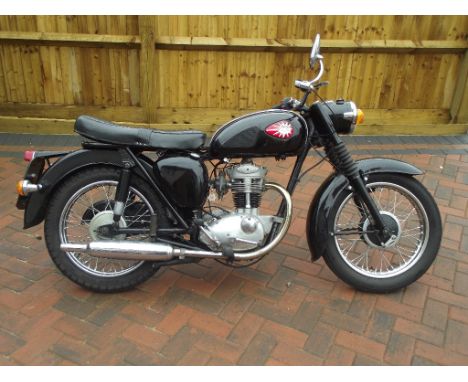 A 1965 BSA C15, registration number DOC 318C, frame number C15 48010, engine number C15F 439, black. This particular C15 has 