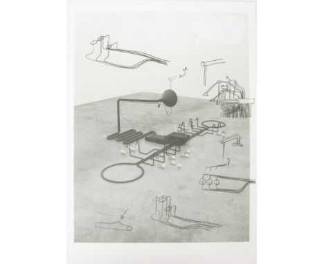 Mark MANDERS (1968) Study for finished sentence. Offset lithograph, signed and numbered 11/100. Study for finished sentence. 
