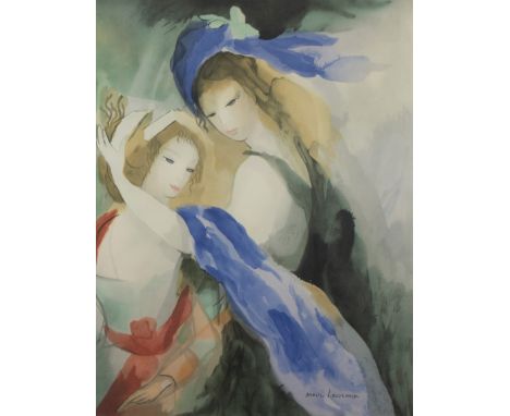 Marie LAURENCIN (1883-1956) Lithograph, signed and numbered 254/275. Lithografie, getekend en genummerd 254/275. 62.5 x 47.5 