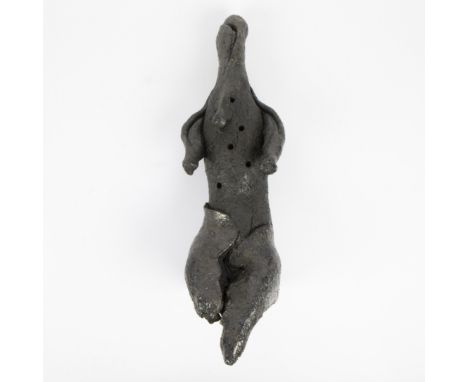 Yves RHAYÉ (1936-1995) Sitting figure. Ceramic sculpture, signed. Zittend figuur. Keramiek, getekend. H 47 cm