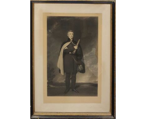 After Sir Thomas LawrenceA portrait of the Duke of Wellington, standing full length, wearing a cloake and holding a telescope
