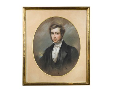 Robert Faulkner (exh. 1847-1849) Portrait of a gentleman, believed to be Robert Freemantlesigned and dated 'Robert Faulkner /