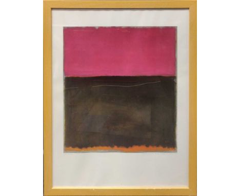 Mark Rothko Untitled (Violet, Black, Orange on Grey) 1953giclee print49 x 55cm