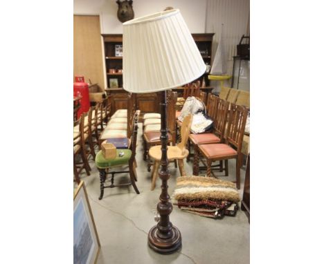Turned Standard Lamp