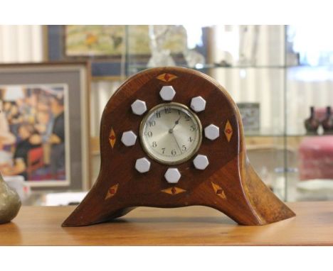 1920's Mantle Clock made from a Propeller Blade by aircraftsman at Duxford 