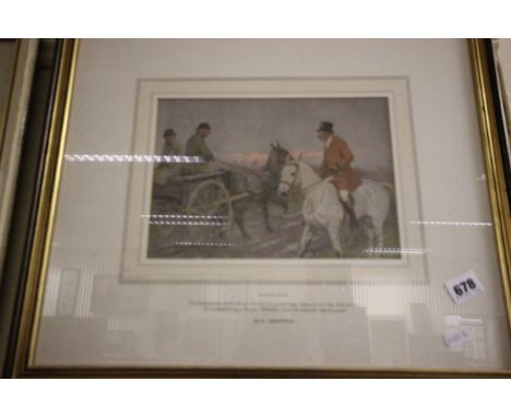 Framed G D Armour Humorous Print