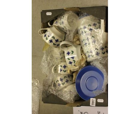 Midwinter 'Roselle' Coffee Set (21 pieces) including Coffee Pot, 6 cups, saucers, teaplates, jug and sugar bowl