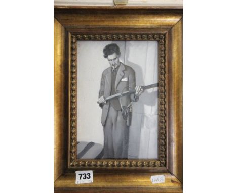 Oil on Board Portrait of Author George Orwell