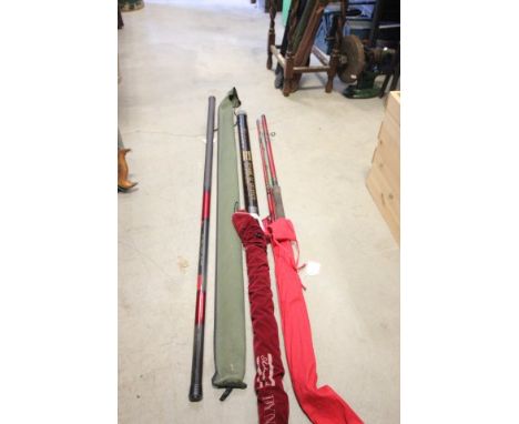 Leeda Whip Pole, Dynamic Shakespeare Fishing Pole and a Firebird Feeder Rod