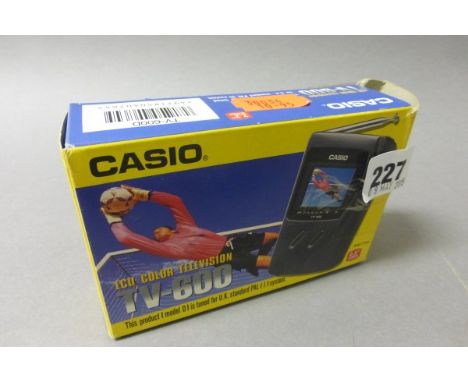 Boxed Casio Miniature Television 