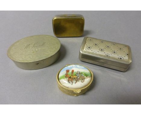 Pill Box, Matchstiker, Snuff Box and Circular Box