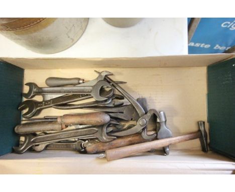 Box of Mixed Vintage Tools