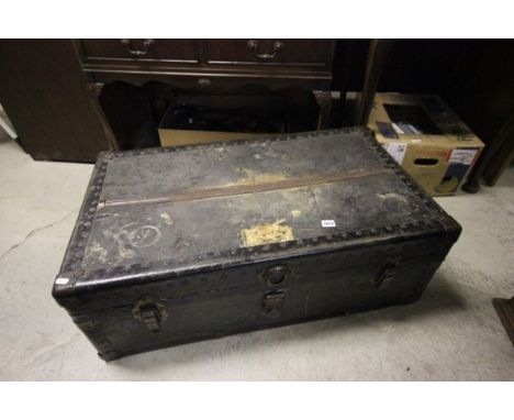 Metal Bound Travelling Trunk