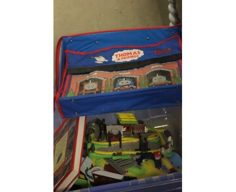 Box of various Thomas the Tank Engine Items