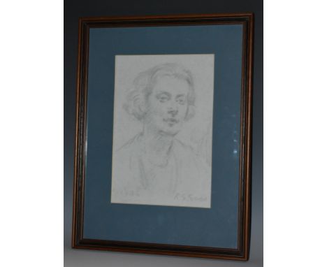 Reginald Grenville Eves RA (1876 - 1941) Portrait of Ladysigned, dated 1936, pencil, 27cm x 18.5cm 