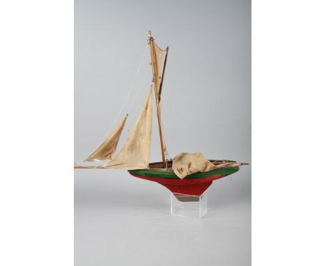 A model yacht, "Galadriel", 26 3/4" long overall 