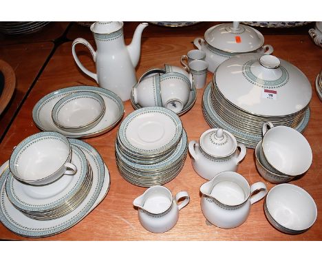 A Royal Doulton part tea and dinner service in the Berkshire pattern, TC1021, to include vegetable tureens, dinner plates, co