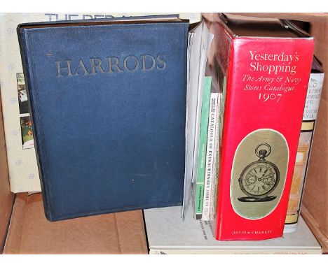 Yesterday's Shopping, Army & Navy Stores catalogue 1907 together with various other home improvement books (one box)