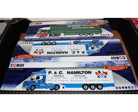 Three various Corgi Toys 1:50 scale Hauliers of Renown, to include CC12825, CC12825, and CC15210