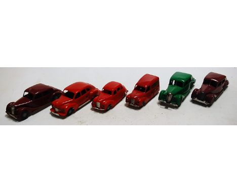 Six various loose Triang Minic clockwork toys to include Armstrong Siddeleys   Condition Report / Extra Information  Speaker 