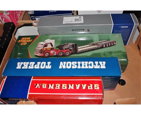 Four various boxed Corgi Toys 1:50 scale diecast vehicles, to include reference Nos. CC12812, CC12203, CC12814, CC11803, all 