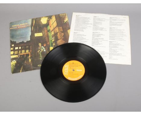 A David Bowie LP The Rise and Fall of Ziggy Stardust and the Spiders from Mars first pressing. Released 1972 (SF8287) with ly