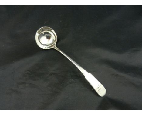 A George III Scottish provincial silver toddy ladle, Dumfries 1810 by David Gray, 16cm long, 0.97ozt, 30.3g