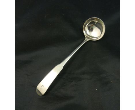 A George III Scottish silver oar pattern toddy ladle, Edinburgh 1810, 15.7cm long, 0.70ozt, 21.9g