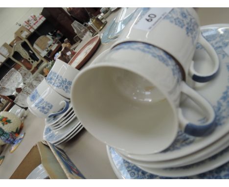 A Royal Doulton Cranbourne part tea service