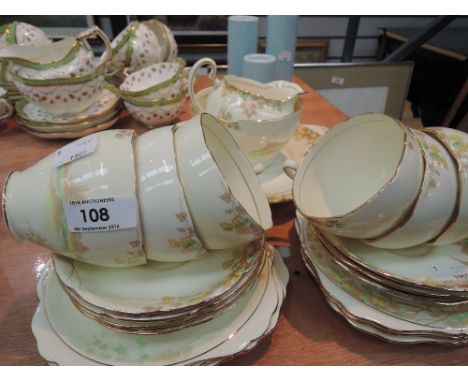 a vintage Grafton part tea service Oakdeane design