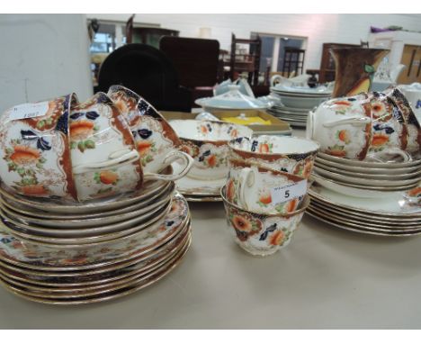 A part Florentine china tea service 'Vesta'