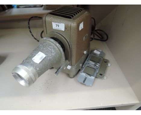 a vintage Aldis slide projector