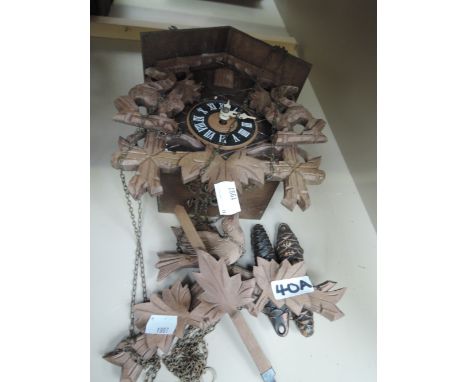 A modern wooden cuckoo clock
