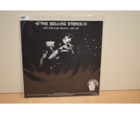 '' Rolling Stones 1975 Tour of the Americas part one '' A rare private / promotional press album - vg+ / vg + or better - tou