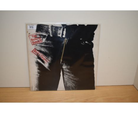 A rare Rolling Stones Warhol Zip Sleeve in VG+/VG+