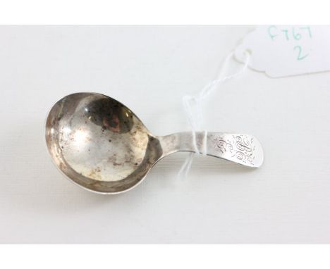 Georgian Silver Tea Caddy Spoon, Old English Pattern 