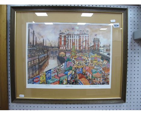 George Cunningham 'Sheffield Star' Ltd Edition Colour Print, of 250, 30 x 41.5cm, graphite signed.
