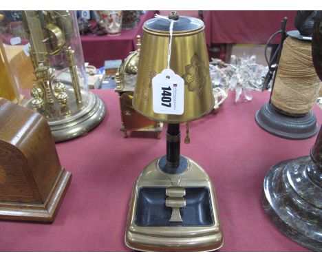 'Golden Age' Mid XX Century Cigarette Dispenser as a Table Lamp, with musical facility.