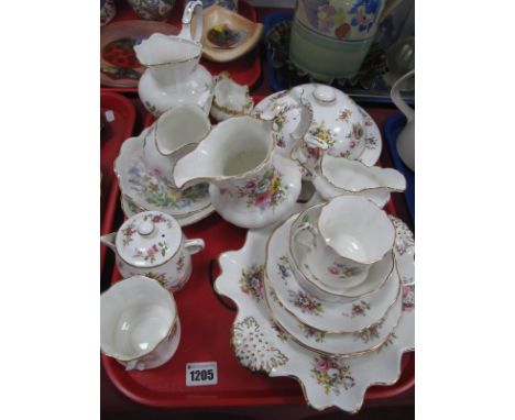 Hammersley, Aynsley 'Wild Tudor', other ceramics:- One Tray