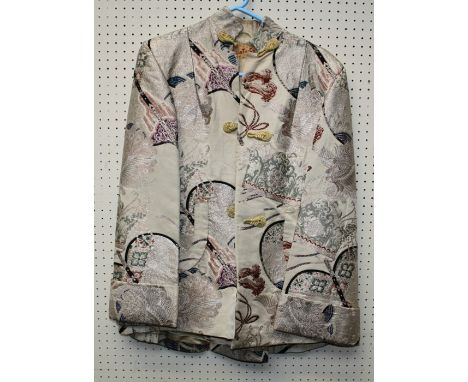 *** RE OFFER FEB 6TH £100 R £100-150***Ying Tai Co, an early 20th century Chinese lay's silk embroidered jacket, woven with e