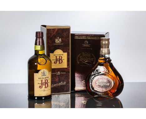 JOHNNIE WALKER SWING SUPERIOR
Blended Scotch Whisky. or Taiwanese market. 75cl, 43% volume, in carton.
J & B RESERVE 15 YEAR 