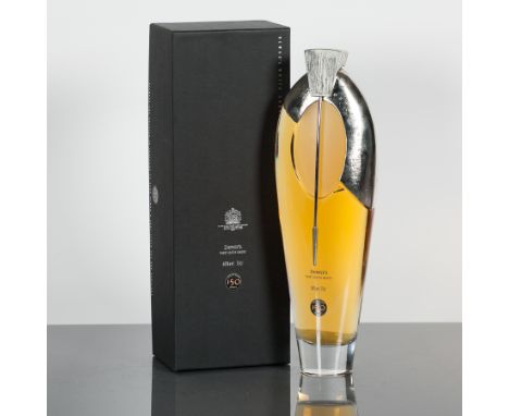 DEWAR'S 150TH ANNIVERSARY 
Blended Scotch Whisky in designer bottle, No. 1444 of a limited edition of 1846. 75cl, 40% volume,