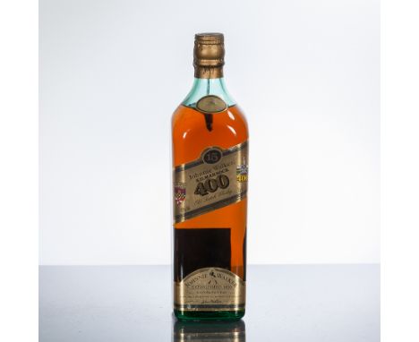 JOHNNIE WALKER KILMARNOCK 400
Blended Scotch Whisky, aged 15 Years. Bottle No. JW 0118 of 1992, released 1992. 75cl, 43% volu