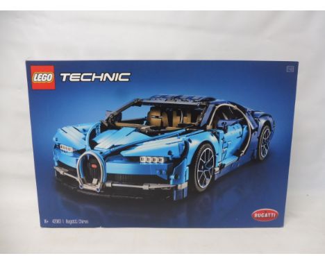 A boxed Lego Bugatti Chiron, no. 42083, still sealed.