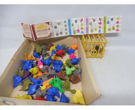 A large quantity of mini Boglins, made by Ideal, plus original leaflet.