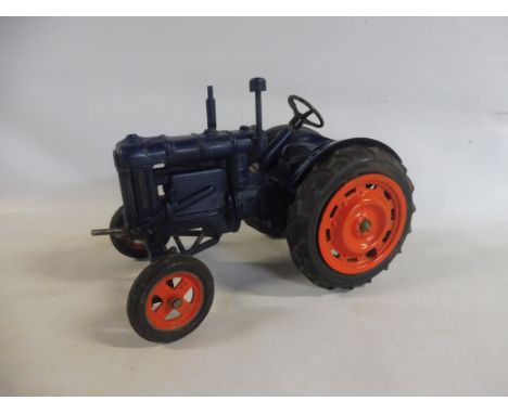 A Chad Valley Fordson Major die-cast model tractor, circa 1955, excellent condition.